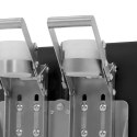 Koktajler shaker mikser barowy podwójny 2 x 0.75 l 240 obr./min - czarny Royal Catering