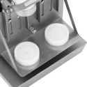 Koktajler shaker mikser barowy podwójny 2 x 0.75 l 240 obr./min - srebrny Royal Catering