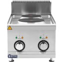 Kuchnia elektryczna nastawna z okapem 2 pola grzewcze 4.6 kW 400 V Royal Catering