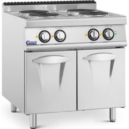 Kuchnia elektryczna wolnostojąca z szafką 4 pola grzewcze 10.4 kW 400 V Royal Catering