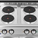 Kuchnia elektryczna wolnostojąca z szafką 4 pola grzewcze 10.4 kW 400 V Royal Catering