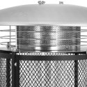 Lampa grzewcza promiennik ciepła gazowy tarasowy 11 kW 182 cm - srebrny UNIPRODO