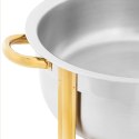 Podgrzewacz bemar bufetowy do potraw na pastę 4.5 l - srebrno złoty Royal Catering