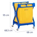 Wózek hotelowy serwisowy na pranie 170 l 68 x 68.5 x 95 cm Ulsonix