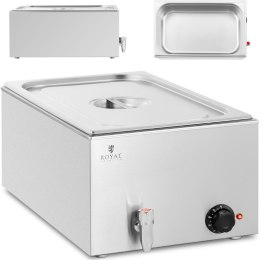Bemar podgrzewacz elektryczny z kranem GN 1/1 600 W Royal Catering