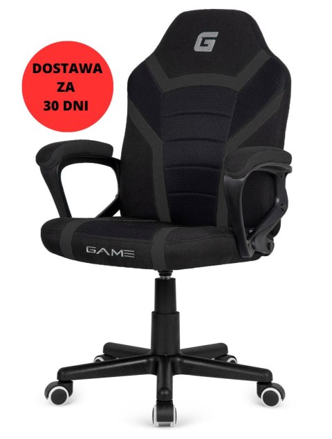 Fotel obrotowy do biurka MARIO BLACK FULL Fabric Lugano Fotel obrotowy do biurka MARIO BLACK FULL Fabric Lugano