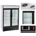 Lodówka chłodziarka szafa chłodnicza na napoje podwójna przeszklona 2-8deg;C 880L Royal Catering