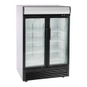 Lodówka chłodziarka szafa chłodnicza na napoje podwójna przeszklona 2-8deg;C 880L Royal Catering