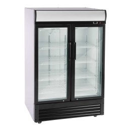 Lodówka chłodziarka szafa chłodnicza na napoje podwójna przeszklona 2-8deg;C 880L Royal Catering