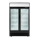 Lodówka chłodziarka szafa chłodnicza na napoje podwójna przeszklona 2-8deg;C 880L Royal Catering