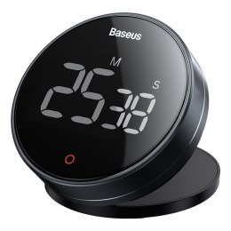 Obrotowy minutnik czasomierz elektroniczny timer Heyo Pro szary BASEUS