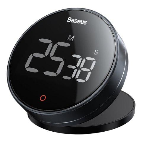 Obrotowy minutnik czasomierz elektroniczny timer Heyo Pro szary BASEUS