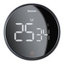Obrotowy minutnik czasomierz elektroniczny timer Heyo Pro szary BASEUS