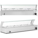Bemar podgrzewacz do potraw bufet grzewczy z osłoną 4 x GN 1/2 2000 W Royal Catering