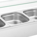 Bemar podgrzewacz do potraw bufet grzewczy z osłoną 4 x GN 1/2 2000 W Royal Catering