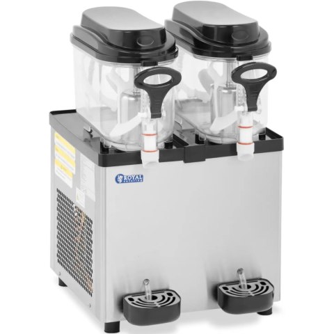 Granitor maszyna do napojów slush sorbetów podwójna LED 2 x 6 l 500 W Royal Catering