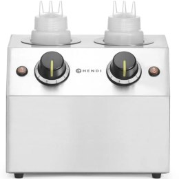 Podgrzewacz elektryczny do sosów butelek podwójny 2 strefy 2x 650 ml 200 W Hendi