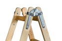 DRABINA DREWNIANA BRAKET PREMIUM 2X10 SZCZEBLI 299CM BRAKET