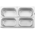Bemar podgrzewacz elektryczny 4 x GN 1/4 640 W Royal Catering
