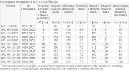 DYBEL RAMOWY Z HAKIEM KĄTOWYM ARL 10/100MM ARVEX