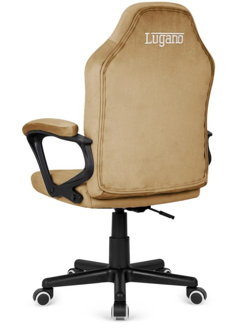 Fotel obrotowy do biurka MARIO ALCANTARA BEIGE Lugano Fotel obrotowy do biurka MARIO ALCANTARA BEIGE Lugano
