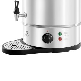 Warnik podgrzewacz z kratką ociekową do wody grzańca stal nierdzewna 230V 16L Royal Catering