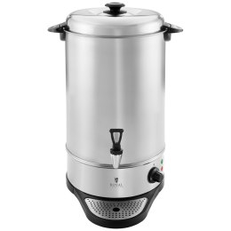 Warnik podgrzewacz z kratką ociekową do wody grzańca stal nierdzewna 230V 20L Royal Catering