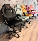 Fotel obrotowy do biurka CARRERA M ALCANTARA BLACK STAR Lugano