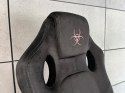 Fotel obrotowy do biurka CARRERA M ALCANTARA BLACK STAR Lugano