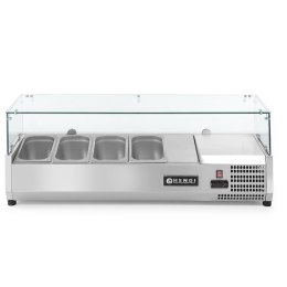 Nadstawa z witryną chłodniczą 4 x GN 1/3 szer. 120cm - Hendi 232965 ARKTIC