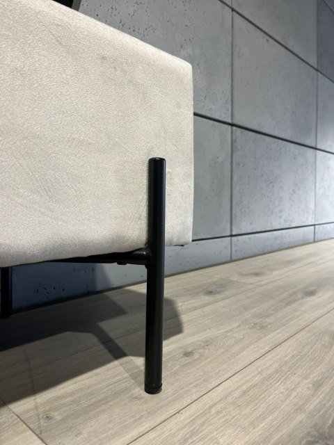 PUFA kufer Lugano LUZZI GREY VELVET 95 Lugano PUFA kufer Lugano LUZZI GREY VELVET 95 Lugano