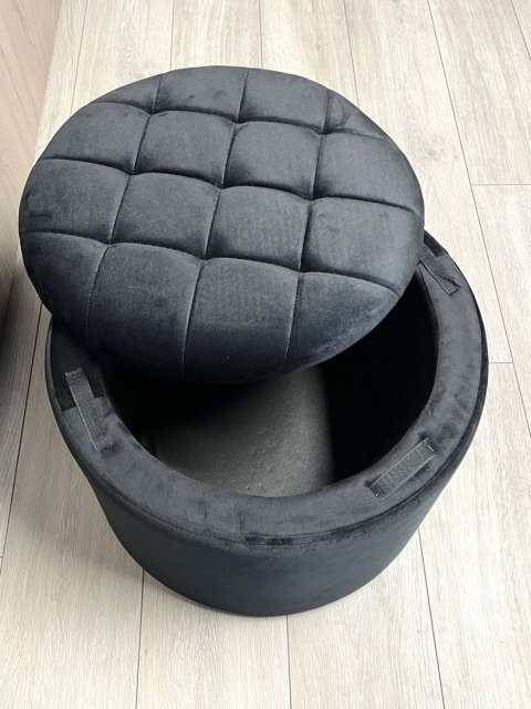 PUFA siedzisko otwierana Lugano OREO BLACK VELVET Lugano PUFA siedzisko otwierana Lugano OREO BLACK VELVET Lugano