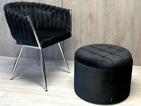 PUFA siedzisko otwierana Lugano OREO BLACK VELVET Lugano PUFA siedzisko otwierana Lugano OREO BLACK VELVET Lugano
