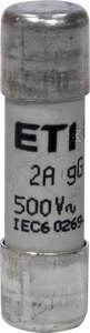 WKŁADKA CH10X38 GG 4A/500V ETI