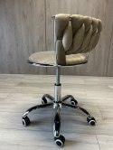 Krzesło obrotowe warkocz TRECCIA OFFICE MOKKA VELVET Lugano