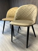 Krzesło tapicerowane GLORIA DIAMOND MOKKA VELVET Lugano