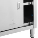 Stół blat roboczy centralny z szafką drzwi suwane 150 x 60 x 85 cm Royal Catering
