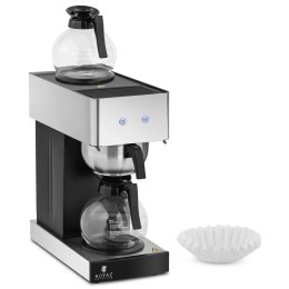 Ekspres do kawy przelewowy gastronomiczny 2 dzbanki 2 podgrzewacze 1.8 l 2020 W Royal Catering