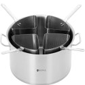 Garnek do gotowania makronu z 4 wkładami śr. 40 cm 31 l Royal Catering