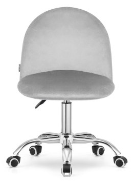 Krzesło obrotowe GLORIA OFFICE LIGHT GREY VELVET II GATUNEK Lugano