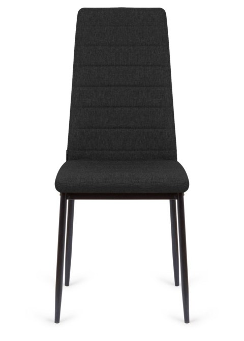 Krzesło tapicerowane VALVA LINE FABRIC BLACK OUTLET Lugano Krzesło tapicerowane VALVA LINE FABRIC BLACK OUTLET Lugano