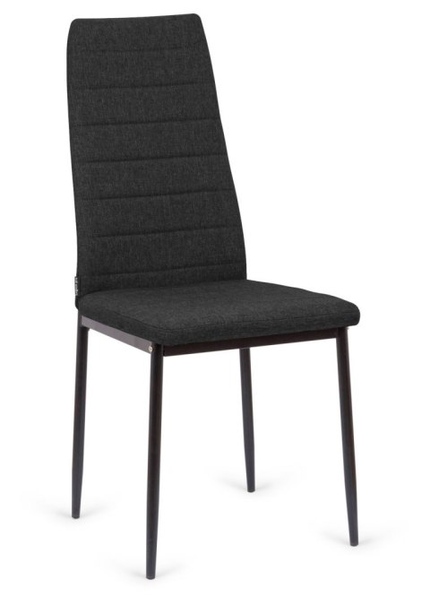 Krzesło tapicerowane VALVA LINE FABRIC BLACK OUTLET Lugano Krzesło tapicerowane VALVA LINE FABRIC BLACK OUTLET Lugano