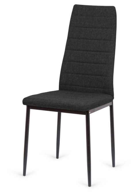 Krzesło tapicerowane VALVA LINE FABRIC BLACK OUTLET Lugano Krzesło tapicerowane VALVA LINE FABRIC BLACK OUTLET Lugano