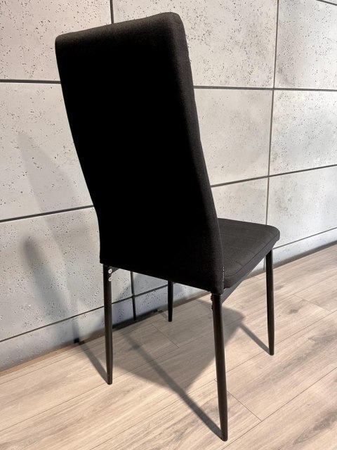 Krzesło tapicerowane VALVA LINE FABRIC BLACK OUTLET Lugano Krzesło tapicerowane VALVA LINE FABRIC BLACK OUTLET Lugano