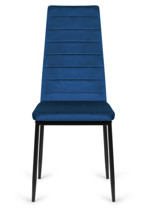 Krzesło tapicerowane VALVA LINE VELVET BLUE OUTLET Lugano Krzesło tapicerowane VALVA LINE VELVET BLUE OUTLET Lugano