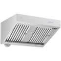 Okap gastronomiczny ścienny z silnikiem 100 cm 1000 m3/h 150 W Royal Catering