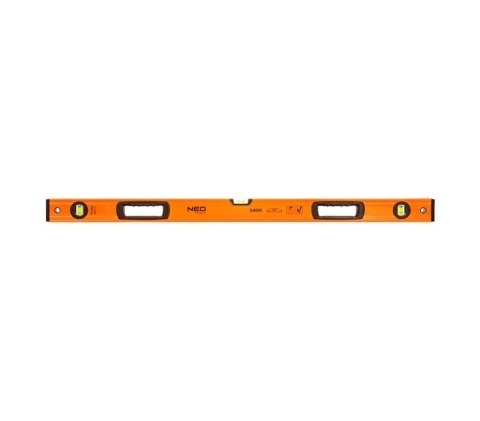 POZIOMNICA ALUMINIOWA S 400 3 LIBELLE 2 UCHWYTY 100CM NEO