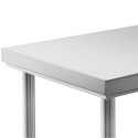 Stół blat roboczy centralny stalowy z półką 100 x 70 cm Royal Catering