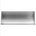 Wanna pojemnik blacha na frytki ze stali nierdzewnej 80 x 30 cm Royal Catering