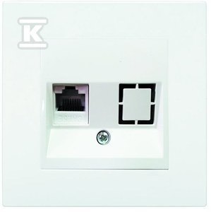 GN.1-KR.RJ45 KAT.5E KARRE BIAŁY PANASONIC